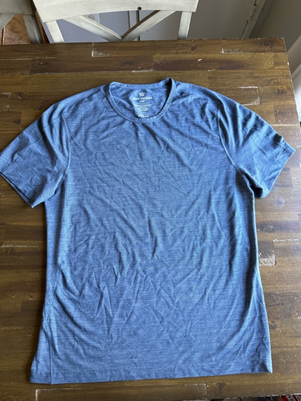 Mack Weldon  Blue  T-Shirt — Short Sleeve